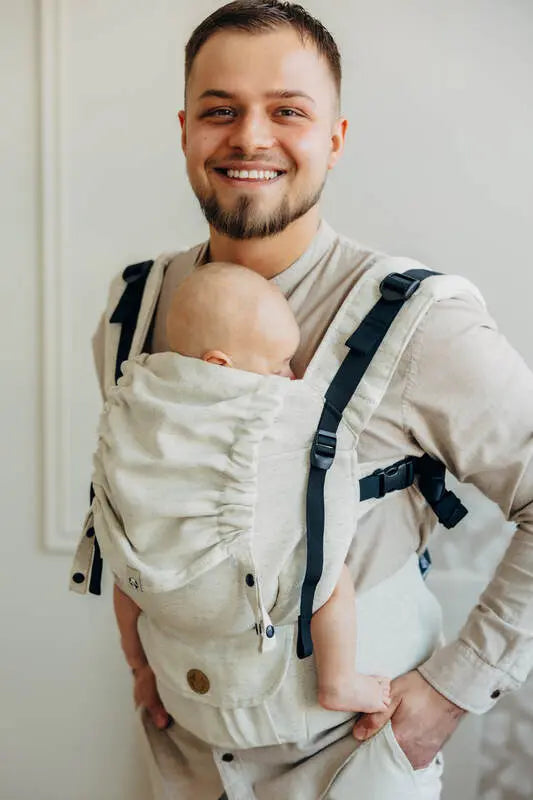 LennyUpGrade PRO Carrier, broken-twill weave (50% cotton, 25% hemp, 25% lyocell) - AIRY - Woven Baby Standard   lenny_upgrade_pro    #