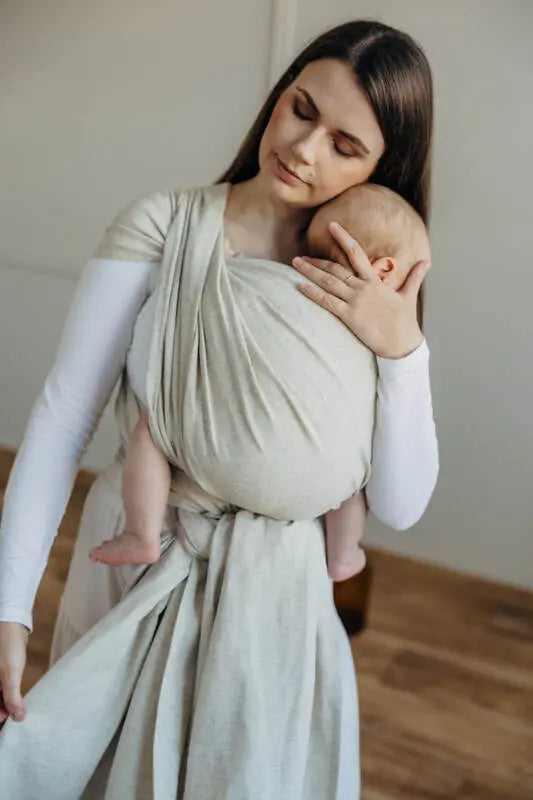 Baby Sling, Broken Twill Weave (50% cotton, 25% hemp, 25% lyocell) - AIRY - Woven Baby S - 5   long_woven_wraps    #