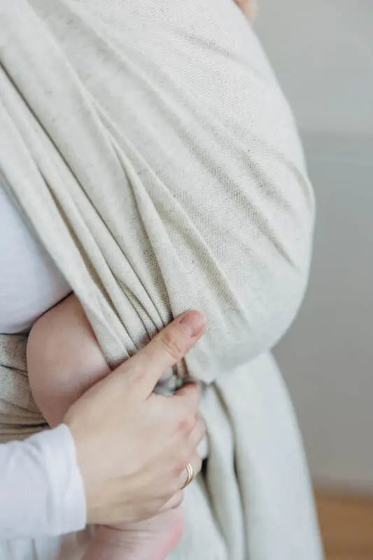 Baby Sling, Broken Twill Weave (50% cotton, 25% hemp, 25% lyocell) - AIRY - Woven Baby S - 5   long_woven_wraps    #