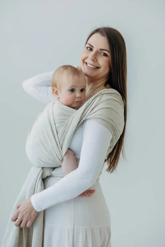 Baby Sling, Broken Twill Weave (50% cotton, 25% hemp, 25% lyocell) - AIRY - Woven Baby Size - L-Size - M-Size - S-Size - XL-Size - XS   long_woven_wraps    #