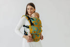 LennyUpGrade PRO Carrier, jacquard weave 100% cotton - RETRO'N'ROSES - ROSARIUM - Woven Baby Standard   lenny_upgrade_pro    #