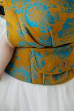 LennyUpGrade PRO Carrier, jacquard weave 100% cotton - RETRO'N'ROSES - ROSARIUM - Woven Baby Standard   lenny_upgrade_pro    #