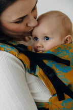 LennyUpGrade PRO Carrier, jacquard weave 100% cotton - RETRO'N'ROSES - ROSARIUM - Woven Baby Standard   lenny_upgrade_pro    #