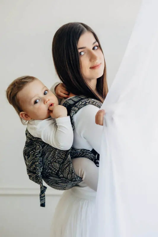 Lenny Buckle Onbuhimo PRO baby carrier, jacquard weave (100% cotton) - WILD SOUL - COCOON - Woven Baby Standard   buckle_onbu_pro_carriers    #