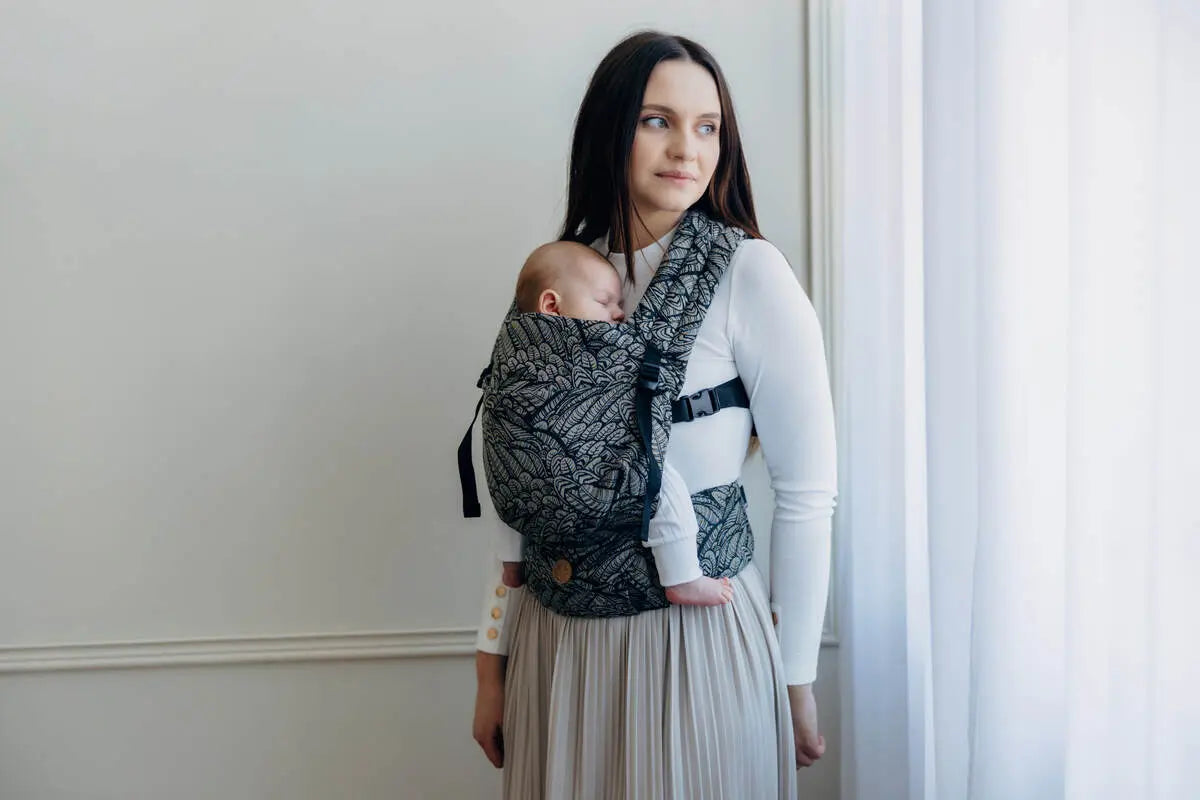 LennyLight Carrier, jacquard weave 100% cotton - WILD SOUL - COCOON - Woven Baby Size - Standard   lenny_light    #