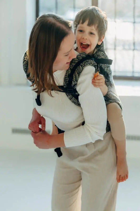LennyPreschool Carrier, jacquard weave (100% cotton) - WILD SOUL - COCOON - Woven Baby Size - Preschool   lenny_preschool    #