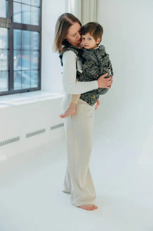 LennyPreschool Carrier, jacquard weave (100% cotton) - WILD SOUL - COCOON - Woven Baby Preschool   lenny_preschool    #