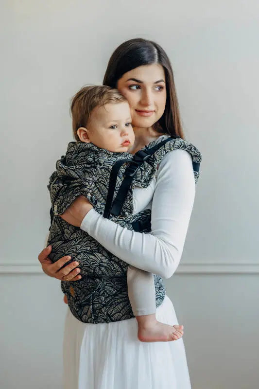 LennyUpGrade PRO Carrier, jacquard weave 100% cotton - WILD SOUL - COCOON - Woven Baby Standard   lenny_upgrade_pro    #