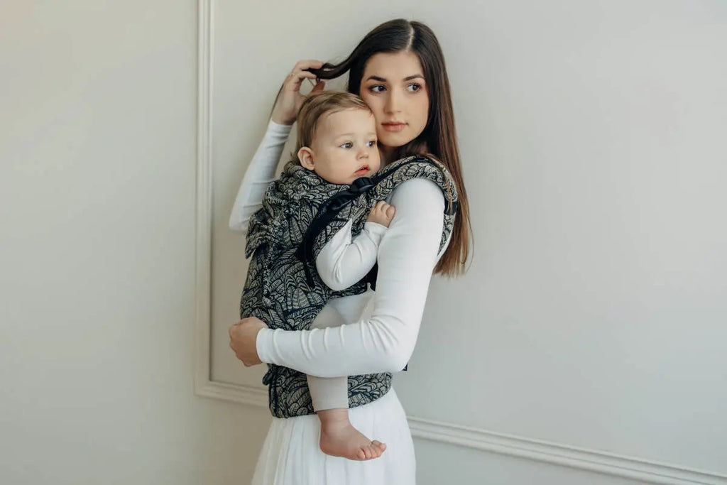 LennyUpGrade PRO Carrier, jacquard weave 100% cotton - WILD SOUL - COCOON - Woven Baby Standard   lenny_upgrade_pro    #