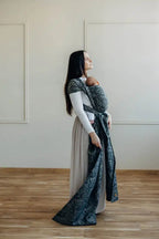 Baby Wrap, Jacquard Weave (100% cotton) - WILD SOUL - COCOON - Woven Baby Size - L-Size - M-Size - S-Size - XL-Size - XS   long_woven_wraps    #