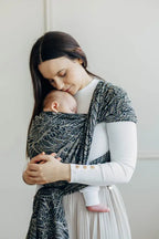 Baby Wrap, Jacquard Weave (100% cotton) - WILD SOUL - COCOON - Woven Baby Size - L-Size - M-Size - S-Size - XL-Size - XS   long_woven_wraps    #