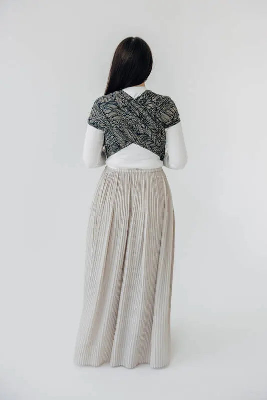 Baby Wrap, Jacquard Weave (100% cotton) - WILD SOUL - COCOON - Woven Baby Size - L-Size - M-Size - S-Size - XL-Size - XS   long_woven_wraps    #
