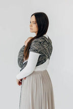 Baby Wrap, Jacquard Weave (100% cotton) - WILD SOUL - COCOON - Woven Baby Size - L-Size - M-Size - S-Size - XL-Size - XS   long_woven_wraps    #