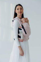 LennyLight Carrier, broken-twill weave (50% cotton, 50% bamboo viscose) - MARSHMALLOW (grade B) - Woven Baby Size - Standard   lenny_light    #