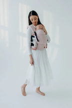 LennyLight Carrier, broken-twill weave (50% cotton, 50% bamboo viscose) - MARSHMALLOW - Woven Baby Standard   lenny_light    #