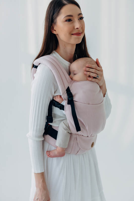LennyLight Carrier, broken-twill weave (50% cotton, 50% bamboo viscose) - MARSHMALLOW (grade B) - Woven Baby Size - Standard   lenny_light    #