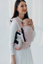 LennyLight Carrier, broken-twill weave (50% cotton, 50% bamboo viscose) - MARSHMALLOW (grade B) - Woven Baby Size - Standard   lenny_light    #