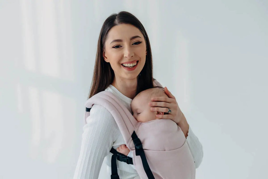 LennyLight Carrier, broken-twill weave (50% cotton, 50% bamboo viscose) - MARSHMALLOW (grade B) - Woven Baby Standard   lenny_light    #