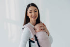 LennyLight Carrier, broken-twill weave (50% cotton, 50% bamboo viscose) - MARSHMALLOW (grade B) - Woven Baby Size - Standard   lenny_light    #