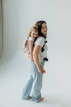 LennyPreschool Carrier, broken - twill weave (50% cotton, 50% bamboo viscose) - MARSHMALLOW - Woven Baby Preschool   lenny_preschool    #