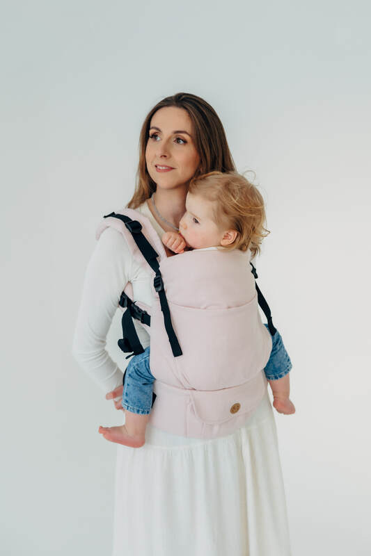 LennyUpGrade PRO Carrier, broken-twill weave (50% cotton, 50% bamboo viscose) - MARSHMALLOW