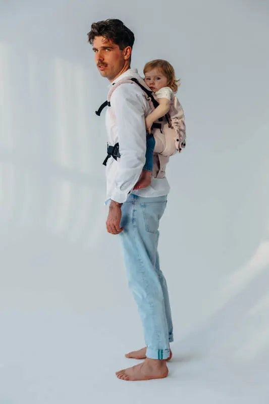 LennyUpGrade PRO Carrier, broken-twill weave (50% cotton, 50% bamboo viscose) - MARSHMALLOW - Woven Baby Standard   lenny_upgrade_pro    #