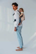 LennyUpGrade PRO Carrier, broken-twill weave (50% cotton, 50% bamboo viscose) - MARSHMALLOW - Woven Baby Standard   lenny_upgrade_pro    #