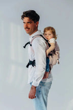 LennyUpGrade PRO Carrier, broken-twill weave (50% cotton, 50% bamboo viscose) - MARSHMALLOW - Woven Baby Standard   lenny_upgrade_pro    #