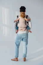 LennyUpGrade PRO Carrier, broken-twill weave (50% cotton, 50% bamboo viscose) - MARSHMALLOW - Woven Baby Standard   lenny_upgrade_pro    #