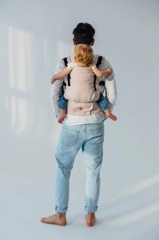 LennyUpGrade PRO Carrier, broken-twill weave (50% cotton, 50% bamboo viscose) - MARSHMALLOW - Woven Baby Standard   lenny_upgrade_pro    #