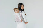Lenny Buckle Onbuhimo PRO baby carrier, broken-twill weave (50% cotton, 50% bamboo viscose) - MARSHMALLOW - Woven Baby Standard   buckle_onbu_pro_carriers    #