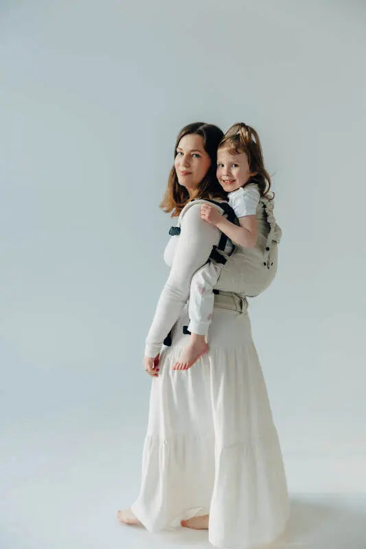LennyPreschool Carrier, broken - twill weave (50% cotton, 25% hemp, 25% lyocell) - AIRY - Woven Baby Preschool   lenny_preschool    #