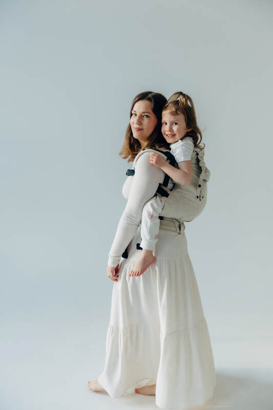 LennyPreschool Carrier, broken - twill weave (50% cotton, 25% hemp, 25% lyocell) - AIRY - Woven Baby Size - Preschool   lenny_preschool    #