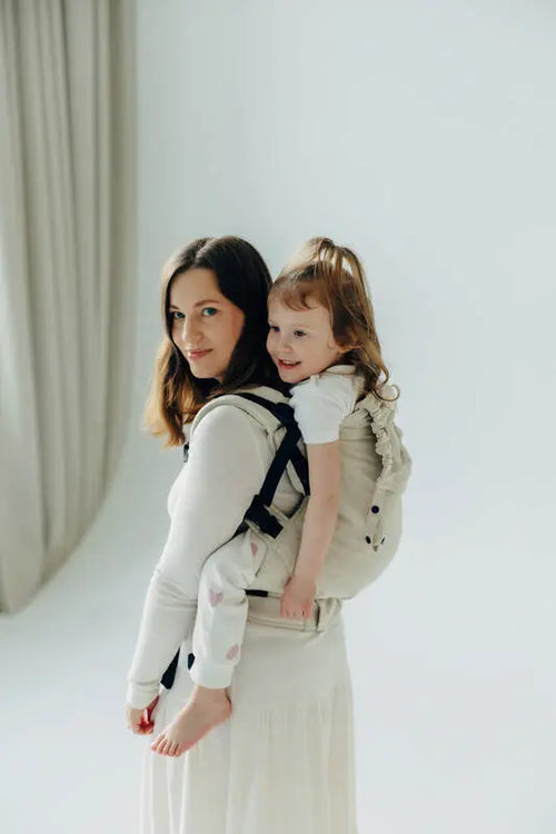 LennyPreschool Carrier, broken - twill weave (50% cotton, 25% hemp, 25% lyocell) - AIRY - Woven Baby Size - Preschool   lenny_preschool    #