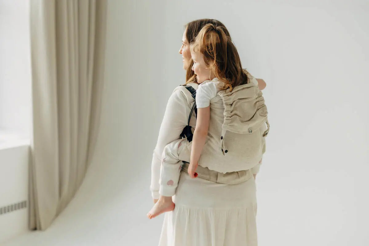 LennyPreschool Carrier, broken - twill weave (50% cotton, 25% hemp, 25% lyocell) - AIRY - Woven Baby Size - Preschool   lenny_preschool    #