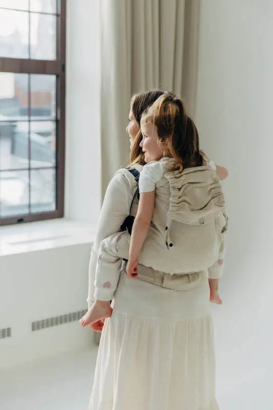 LennyPreschool Carrier, broken - twill weave (50% cotton, 25% hemp, 25% lyocell) - AIRY - Woven Baby Preschool   lenny_preschool    #