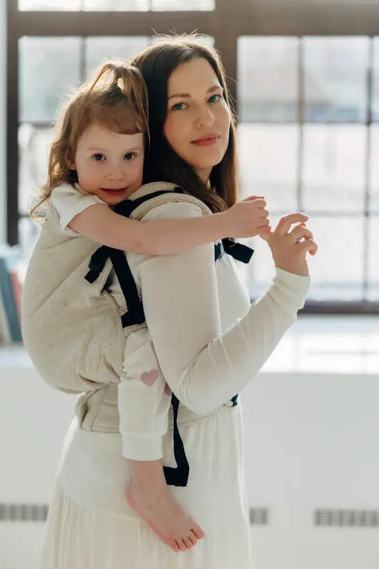 LennyPreschool Carrier, broken - twill weave (50% cotton, 25% hemp, 25% lyocell) - AIRY - Woven Baby Preschool   lenny_preschool    #