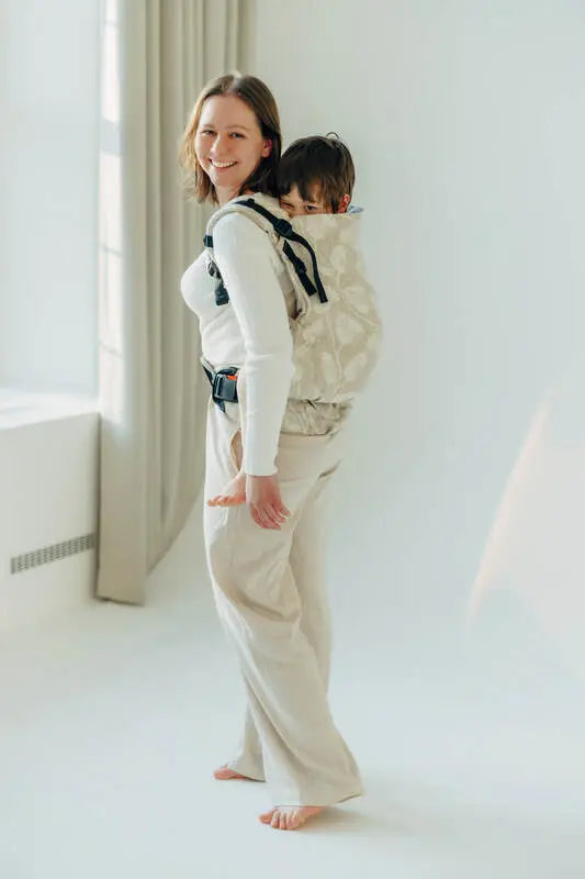 LennyPreschool Carrier, jacquard weave (50% cotton, 25% hemp, 25% lyocell) - VIRIDIFLORA - CONNECT - Woven Baby Preschool   lenny_preschool    #