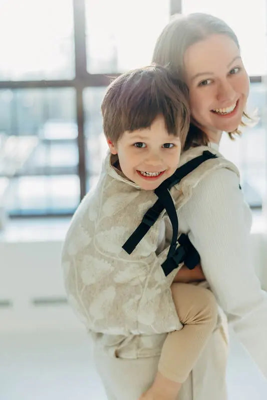 LennyPreschool Carrier, jacquard weave (50% cotton, 25% hemp, 25% lyocell) - VIRIDIFLORA - CONNECT - Woven Baby Preschool   lenny_preschool    #