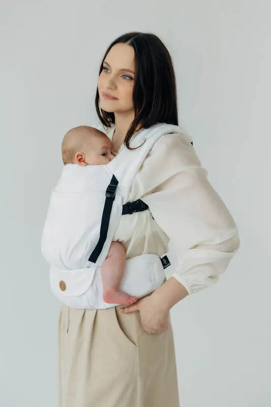 LennyLight Carrier, jacquard weave, 100% bamboo viscose - VIRIDIFLORA  - MILKY WAY - Woven Baby Standard   lenny_light    #