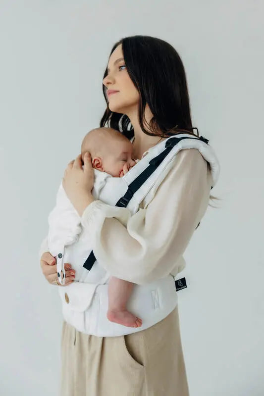 LennyUpGrade PRO Carrier, jacquard weave, 100% bamboo viscose - VIRIDIFLORA  - MILKY WAY - Woven Baby Standard   lenny_upgrade_pro    #