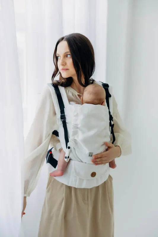 LennyUpGrade PRO Carrier, jacquard weave, 100% bamboo viscose - VIRIDIFLORA  - MILKY WAY - Woven Baby Standard   lenny_upgrade_pro    #