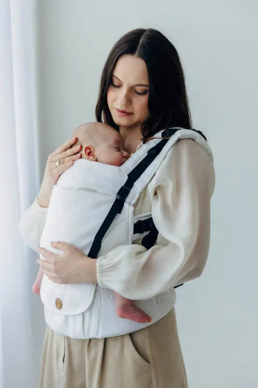 LennyUpGrade PRO Carrier, jacquard weave, 100% bamboo viscose - VIRIDIFLORA  - MILKY WAY - Woven Baby Standard   lenny_upgrade_pro    #