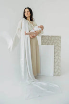 Baby Wrap, Jacquard Weave (100% bamboo viscose) - VIRIDIFLORA  - MILKY WAY - Woven Baby XS - 4   long_woven_wraps    #