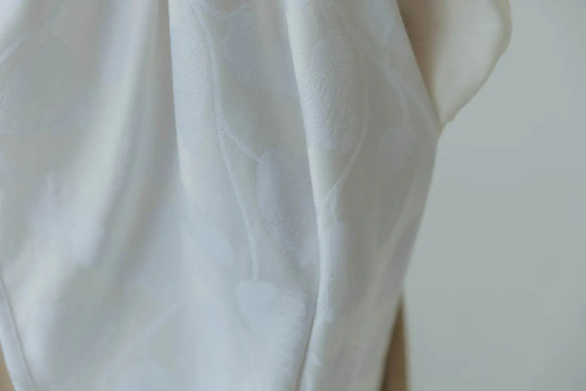 Ring Sling, Jacquard Weave (100% bamboo viscose), with gathered shoulder - VIRIDIFLORA  - MILKY WAY - standard 1.8m (grade B) - Woven Baby    ring_slings    #