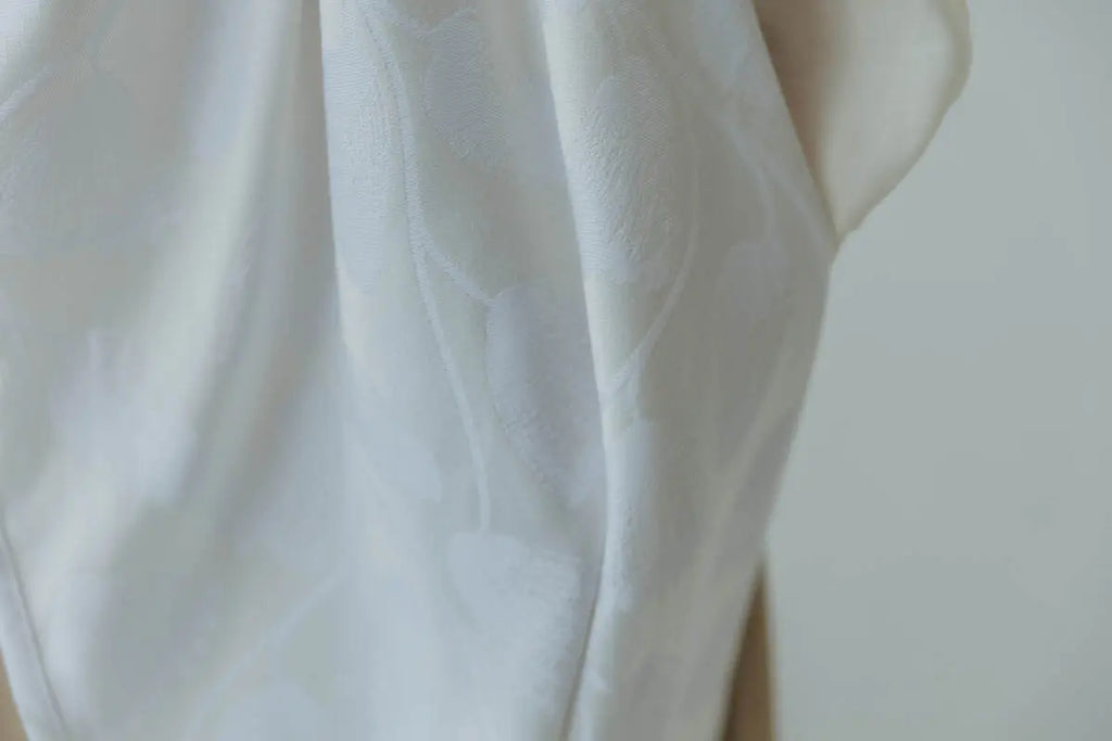 Ring Sling, Jacquard Weave (100% bamboo viscose), with gathered shoulder - VIRIDIFLORA  - MILKY WAY - standard 1.8m - Woven Baby    ring_slings    #