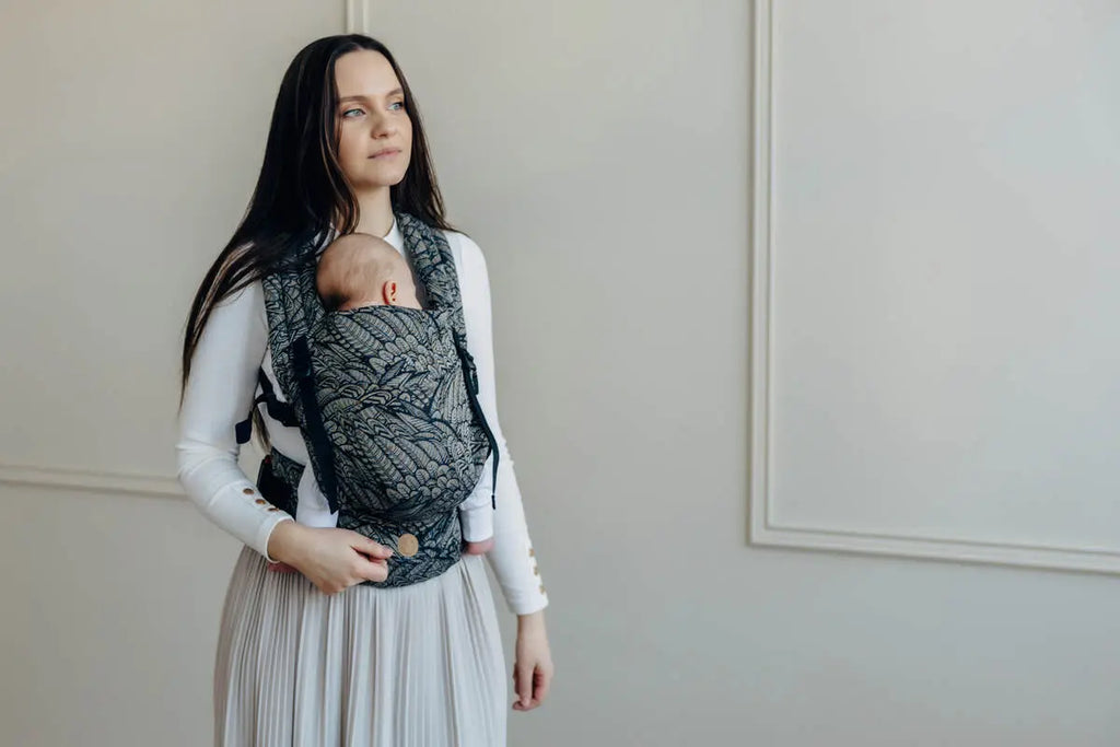 LennyLight Carrier, jacquard weave 100% cotton - WILD SOUL - COCOON - Woven Baby Standard   lenny_light    #