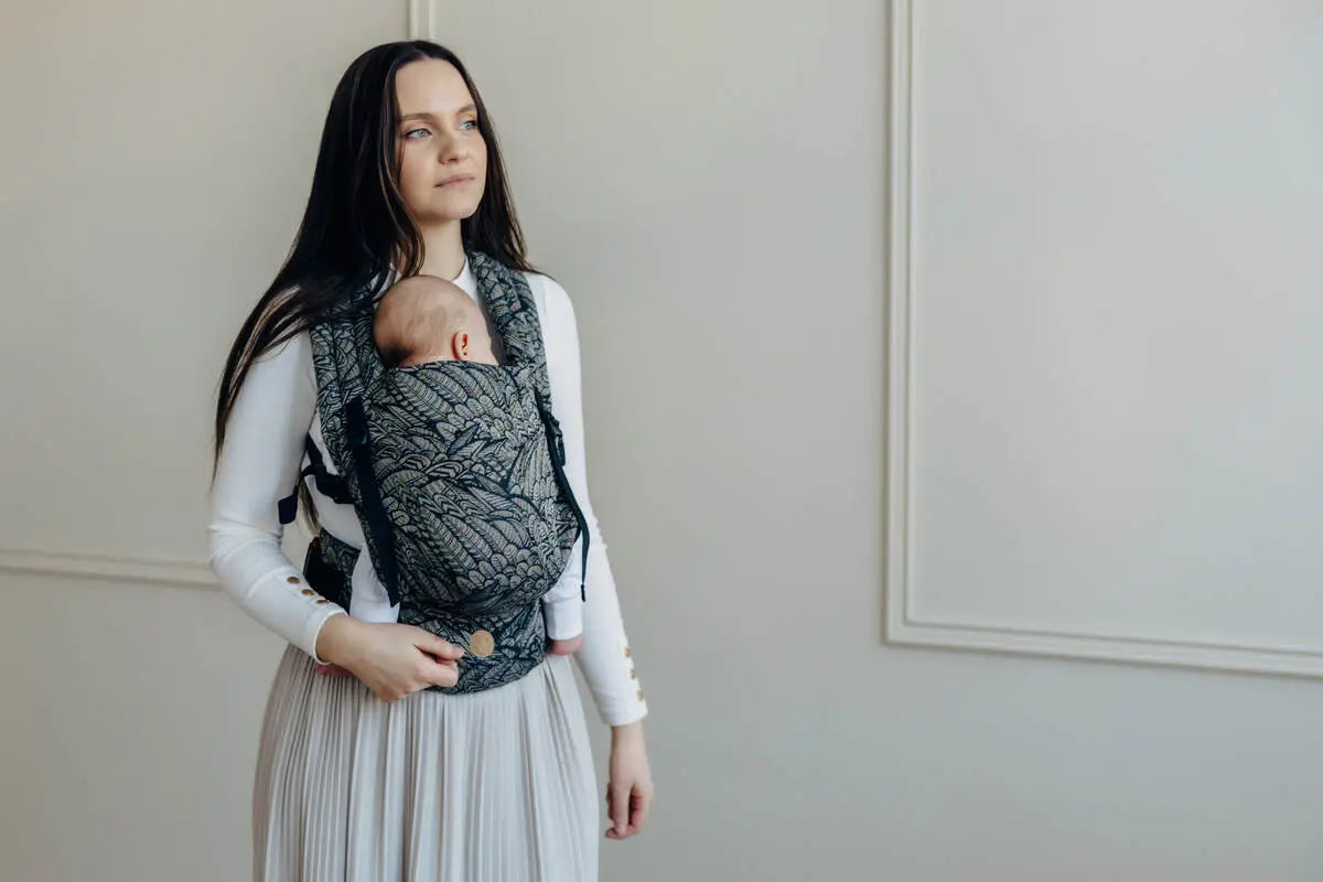 LennyLight Carrier, jacquard weave 100% cotton - WILD SOUL - COCOON - Woven Baby Standard   lenny_light    #