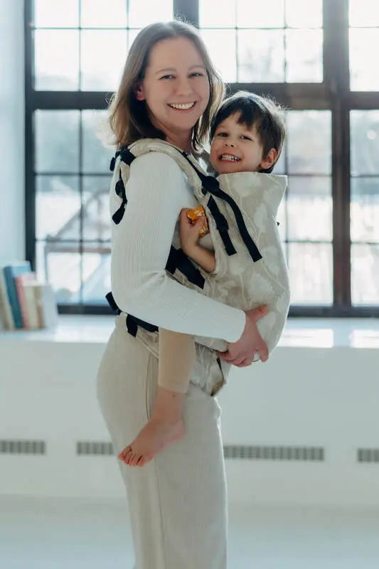 LennyPreschool Carrier, jacquard weave (50% cotton, 25% hemp, 25% lyocell) - VIRIDIFLORA - CONNECT - Woven Baby Preschool   lenny_preschool    #