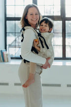 LennyPreschool Carrier, jacquard weave (50% cotton, 25% hemp, 25% lyocell) - VIRIDIFLORA - CONNECT - Woven Baby Preschool   lenny_preschool    #